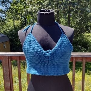Homemade crochet top